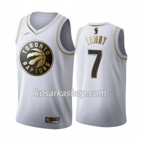 Dres Toronto Raptors Kyle Lowry 7 Nike 2019-20 Bijela Golden Edition Swingman